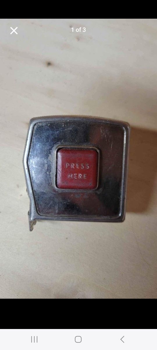 Vintage Belt Clip Measuring Tape