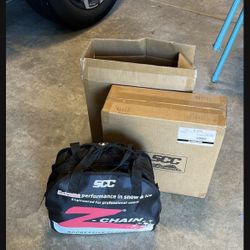 SCC Z-575 Z-Chain Extreme Performance Cable Tire Traction Chain - Set of 2,Silver