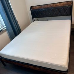 Queen Bed Frame + IKEA Mattress – Moving Sale!