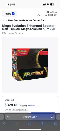 Mega Evolutions Booster Box - Enhanced Edition