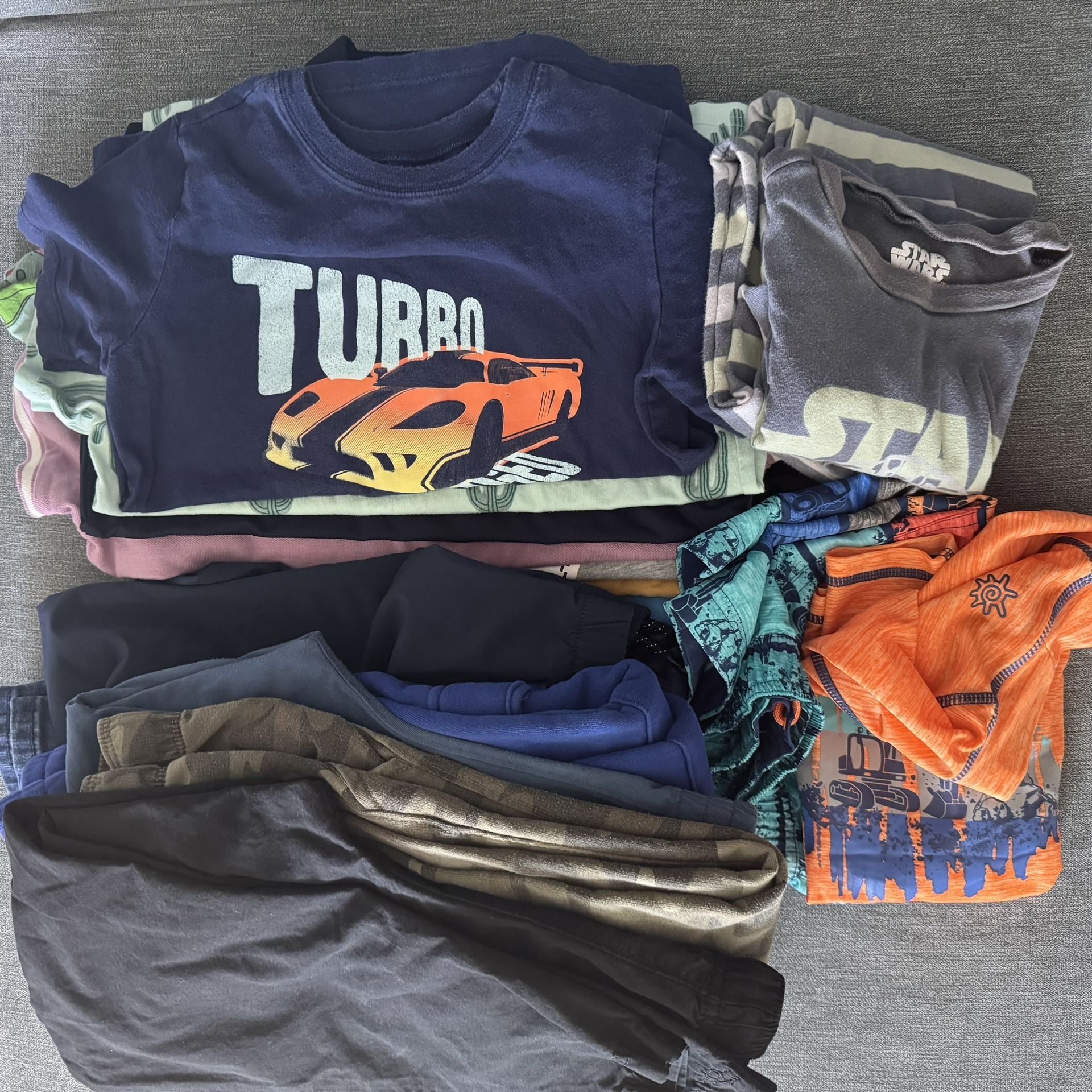 Boys Clothing Size S 6/7 Bundle Shirts Pants 19 Pcs Total