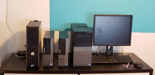 Dell Optiplex i5 & Core2 Quad $60-$150 w/monitor mouse & keyboard