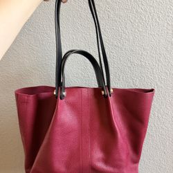 All Saints Leather Tote Bag 
