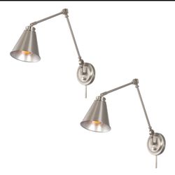 Kira Home Ellis 18" Vintage Industrial Swing Arm Wall Lamp