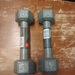 2   Pesas  de  5  Libras