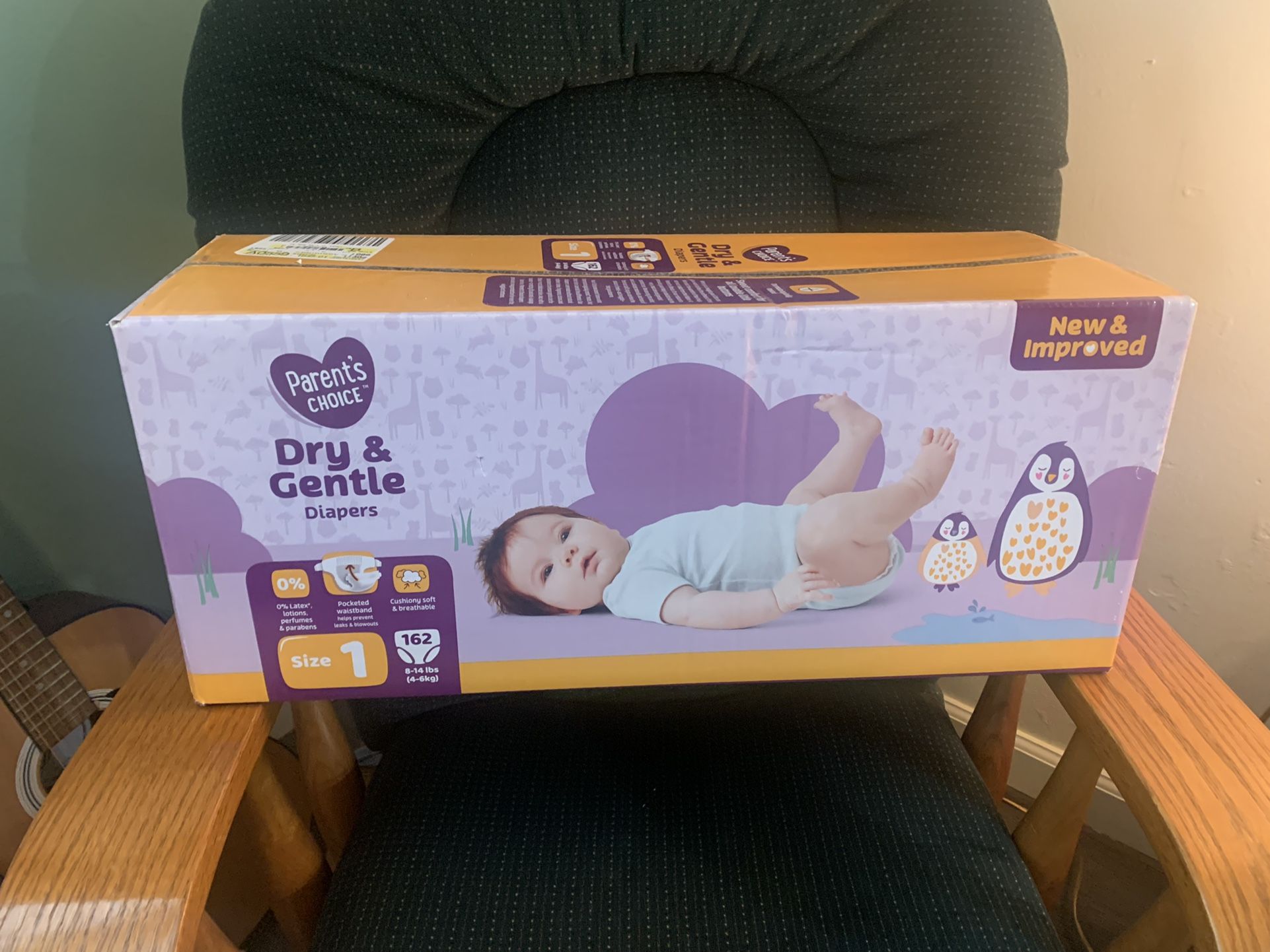 BRAND NEW NEVER OPENED! 162 Size 1 Diapers