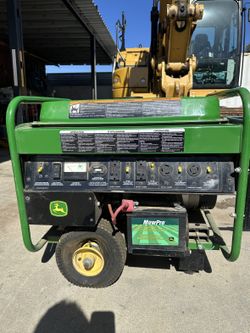 John Deere AC-G6000H-E Portable Generator – 6000W, Honda GX390, Electric Start