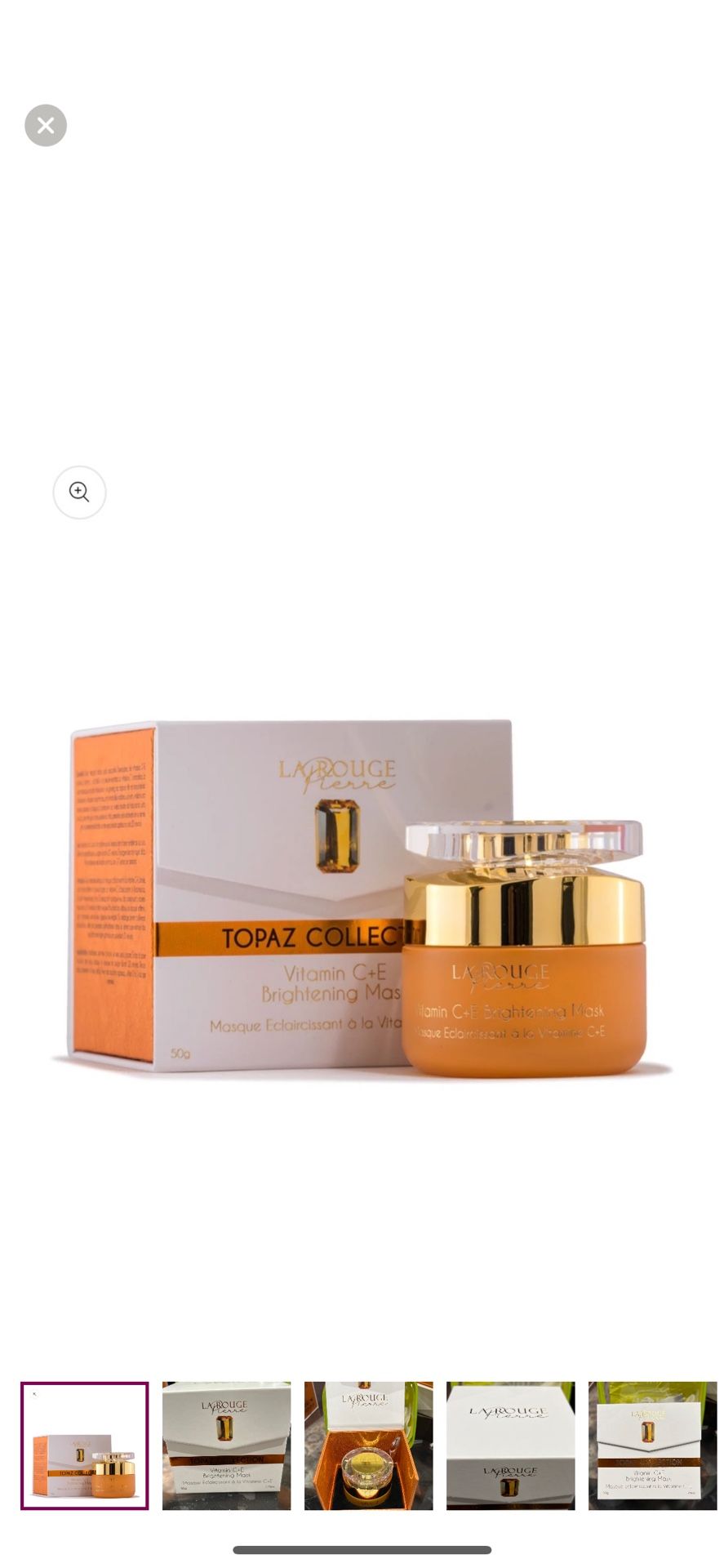 LAROUGE PIERRE Vitamin C+E Brightening Mask retail price $1,459