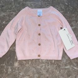 Baby pink cardigan