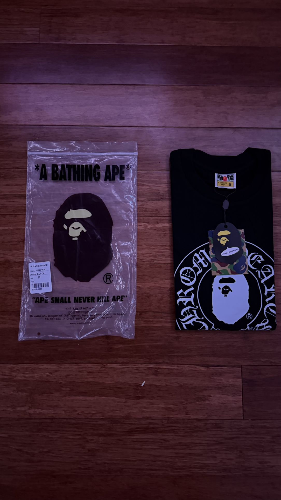 Chrome Heart Bape Shirt