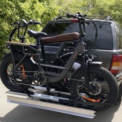 Heavy duty dual e-bike rack