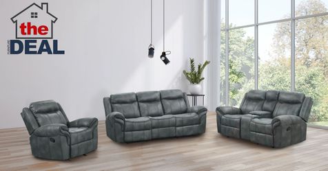 3-PC RECLINING SET: IN-STOCK CLEARANCE SALE 
