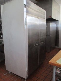 Traulsen Commercial Stainless Steel 2-Section Reach-In Cooler