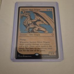 Rare! Ancient Silver Dragon, Foil