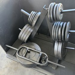 Weight Plates / Bar / Rack