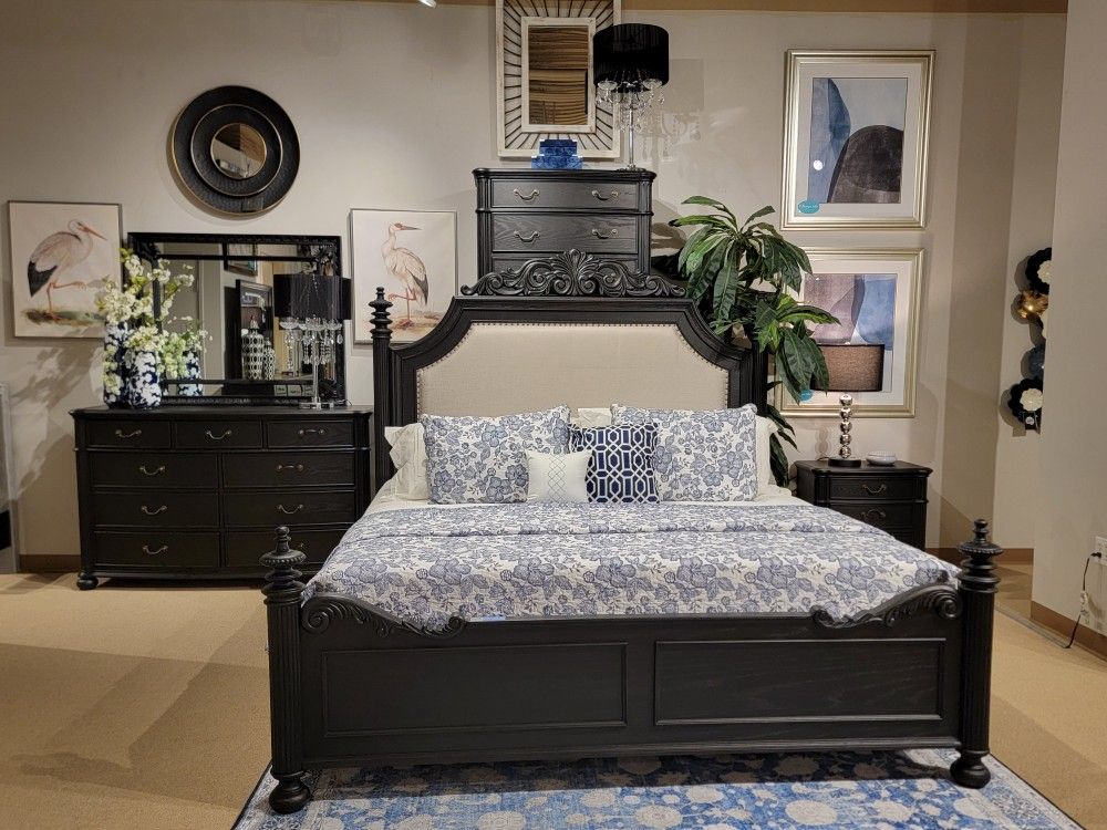 King Bedroom Set 4pc Free Delivery