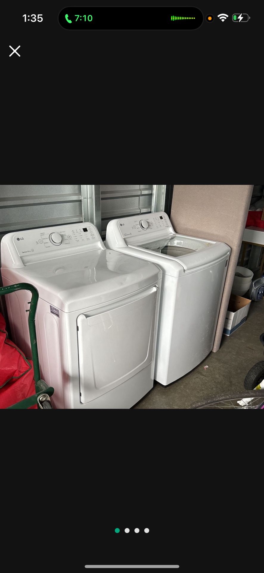 LG Washer and Gas Dryer