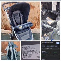 Like New Chicco Bravo 30 TS Stroller