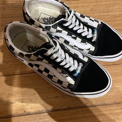 Vans Size 5.5 Men’s 7 Womens Checkers 