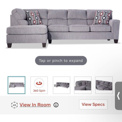 Bob’s Furniture Calvin Sectional Sofa