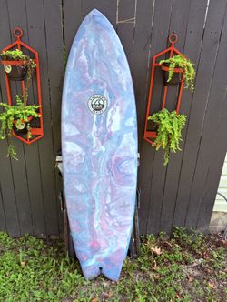New Hand Shaped 5’8 Mar Surfboard