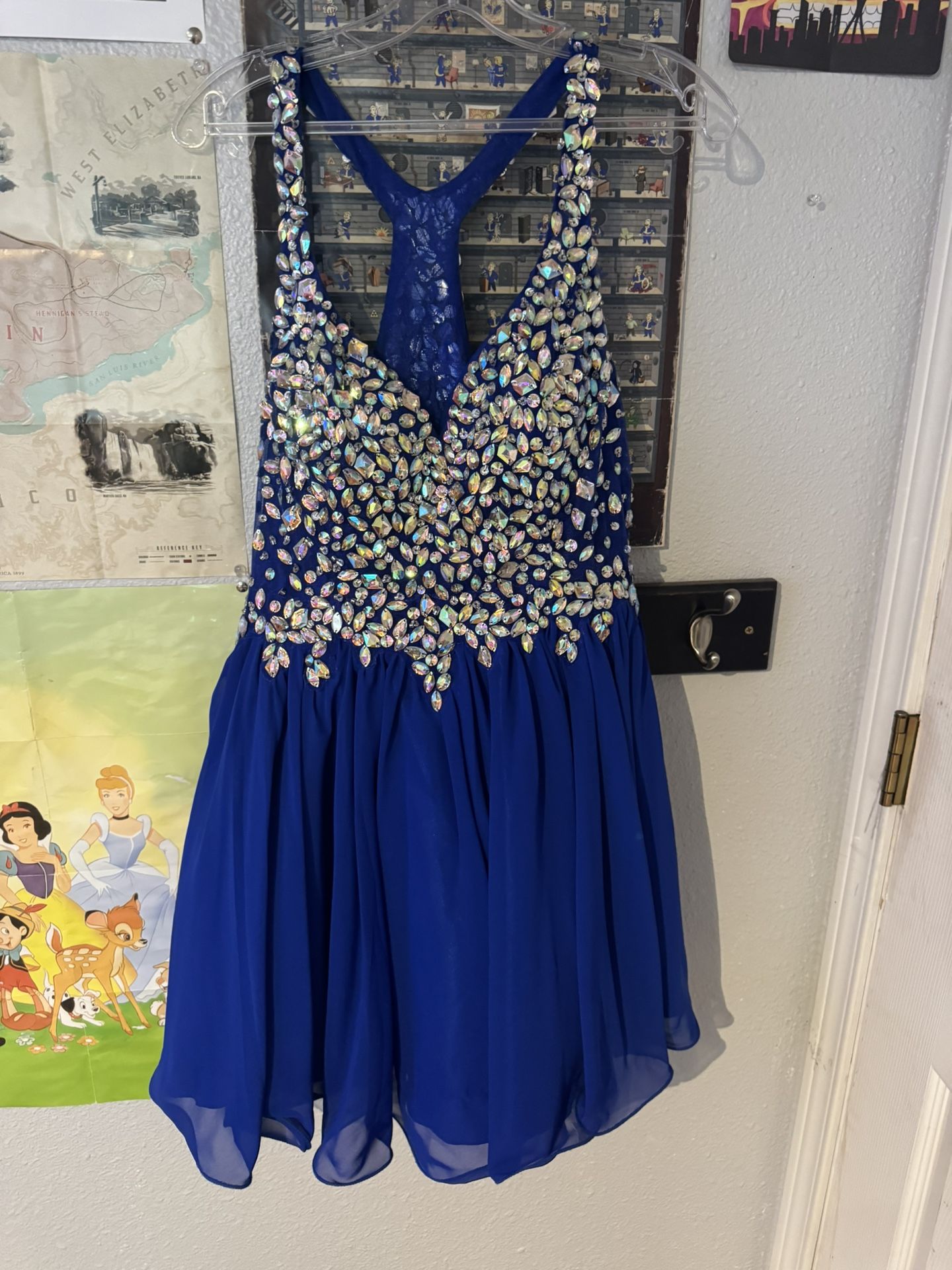 Short Blue Prom / Quince Dress