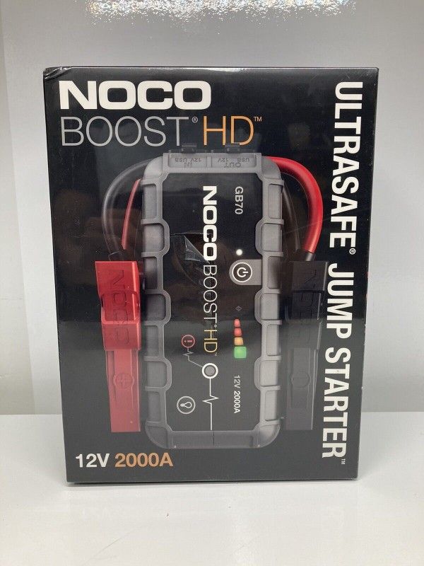 NOCO BOOST HD 2000 AMP BATTERY BOOSTER JUMP STARTER