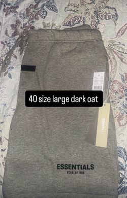 Large dark oat essential shorts size large