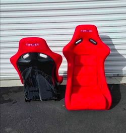 NRG Innovations Racing Bucket Seats Asientos Deportivos Universales