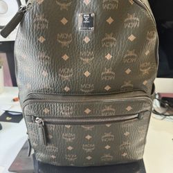 Green MCM Authentic Bag