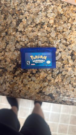 Authentic Pokémon Sapphire Game