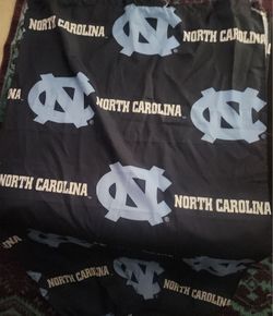 
UNC Tar Heels Shower Curtain – Fan Decor  (Never  Used)