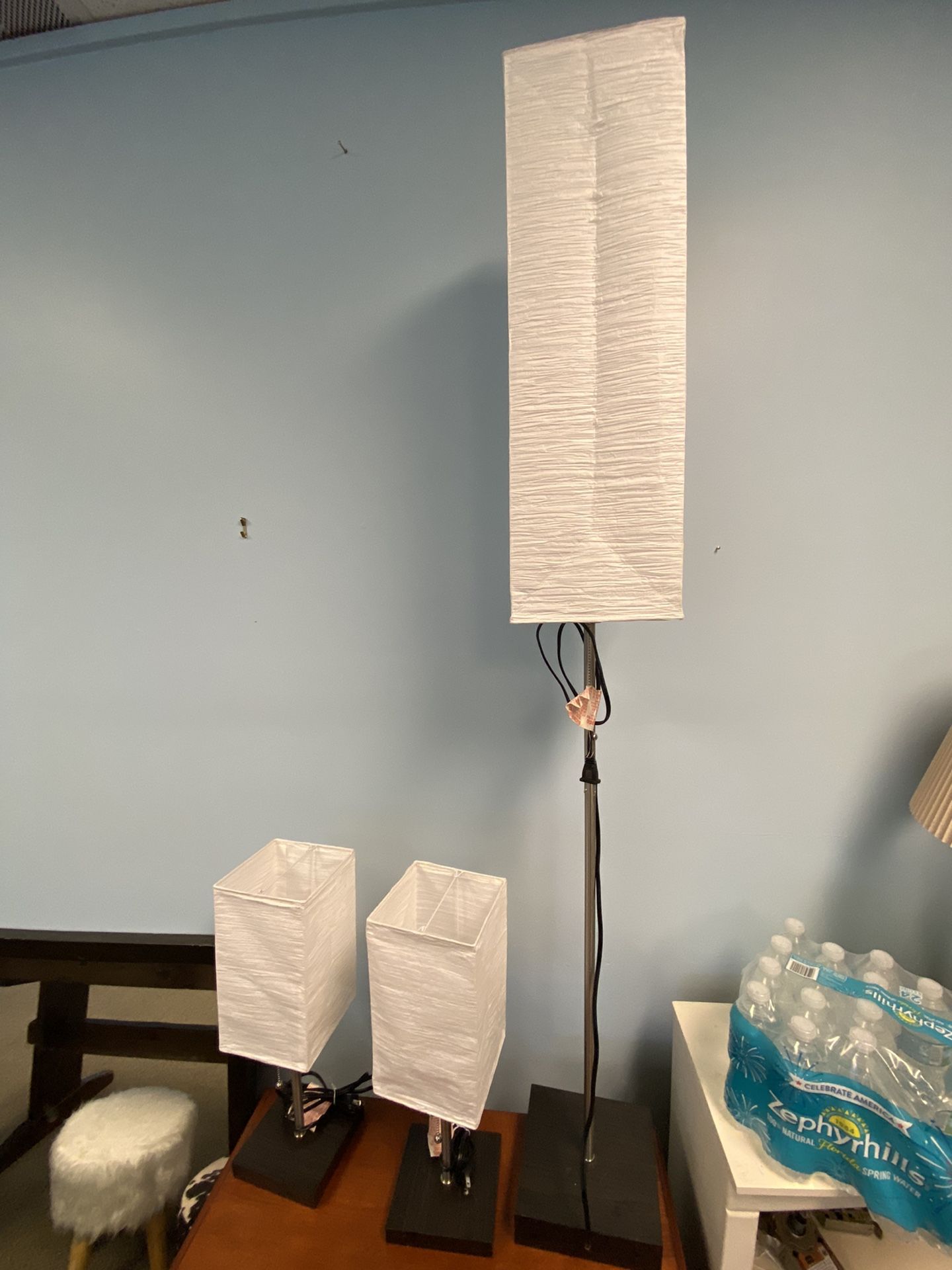 LIKE NEW Matching Lamp Set (oriental/modern Style)