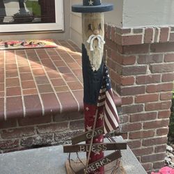 Wooden Uncle Sam