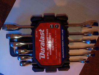 Duralast 6 piece ratcheting wrench set metric