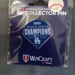 LA DODGERS '25 WS CHAMPS PIN