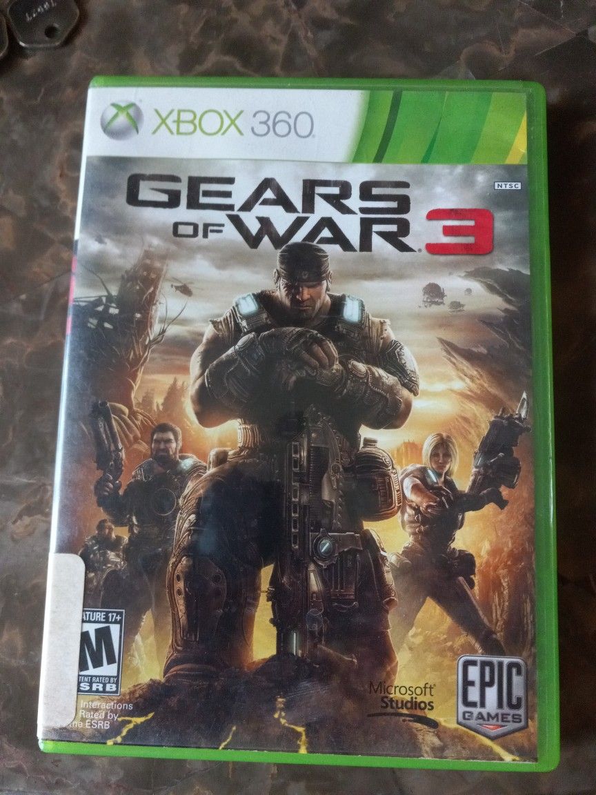 Xbox 360 Video Game Gears Of War Number 3