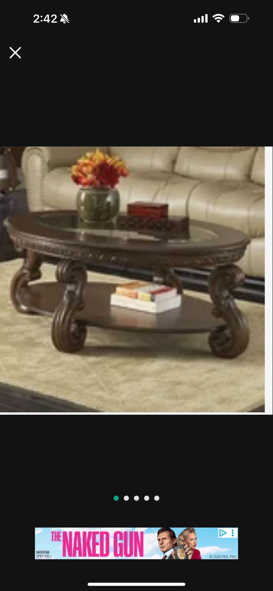 Selling This Coffee Table It’s Same Like Picture I Got It From Wayfair 6 Months Ago Am Moving Out Of State I Got It For 500$ Selling It For 200$