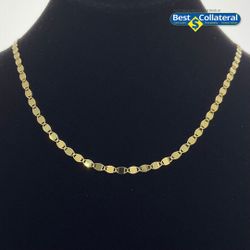 20 Inch Valentino Link Chain In 14k Gold