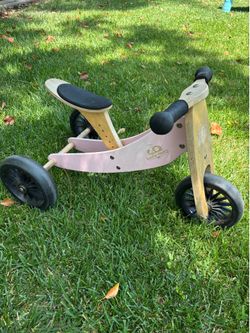 Wooden tricycle