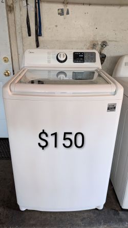 EX-LARGE CAPACITY WASHER WORKS PERFECTLY NO ISSUES