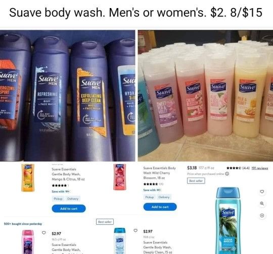 Suave Body Wash