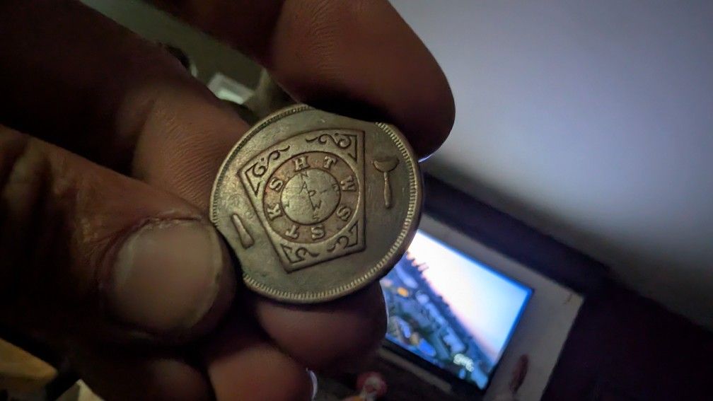 Masonic Penny Token Wilmington, CA Coin Free Mason Freemason