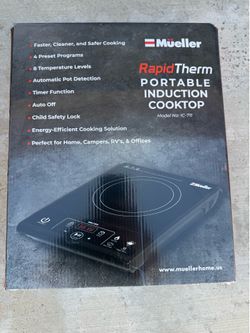 Mueller rapid portable electric cooktop