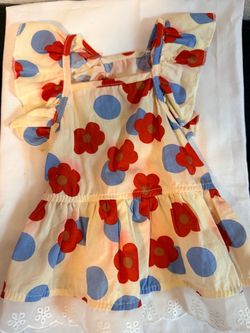 SMALL: Anelekor Floral Printed Small Dog Dress from Amazon