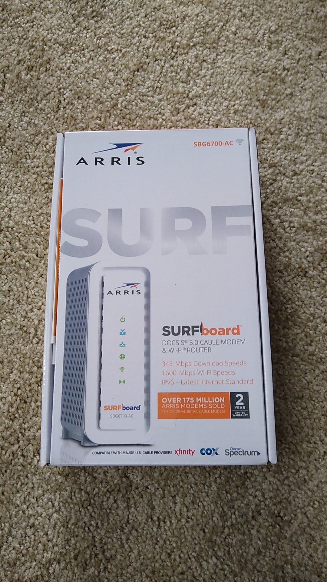 ARRIS Surfboard Modem & Router SBG6700AC