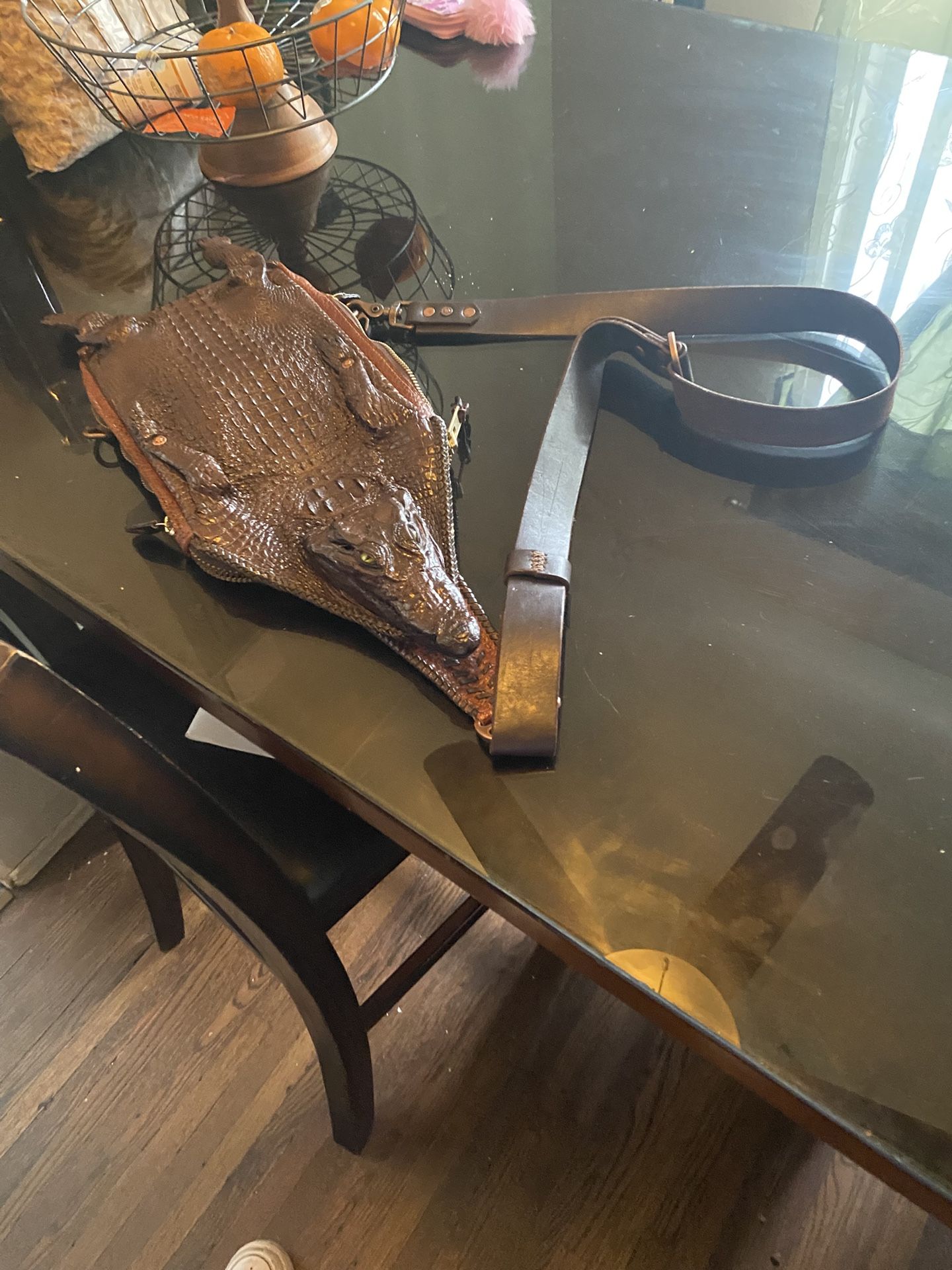 Crossover backpack crocodile skin authentic