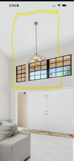 Dark/Gold Ceiling Light Fixture (earliest Pick Up December 10)