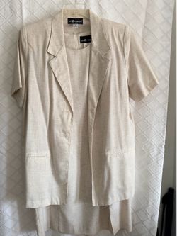 two piece SAG Harbour jacket, and dress