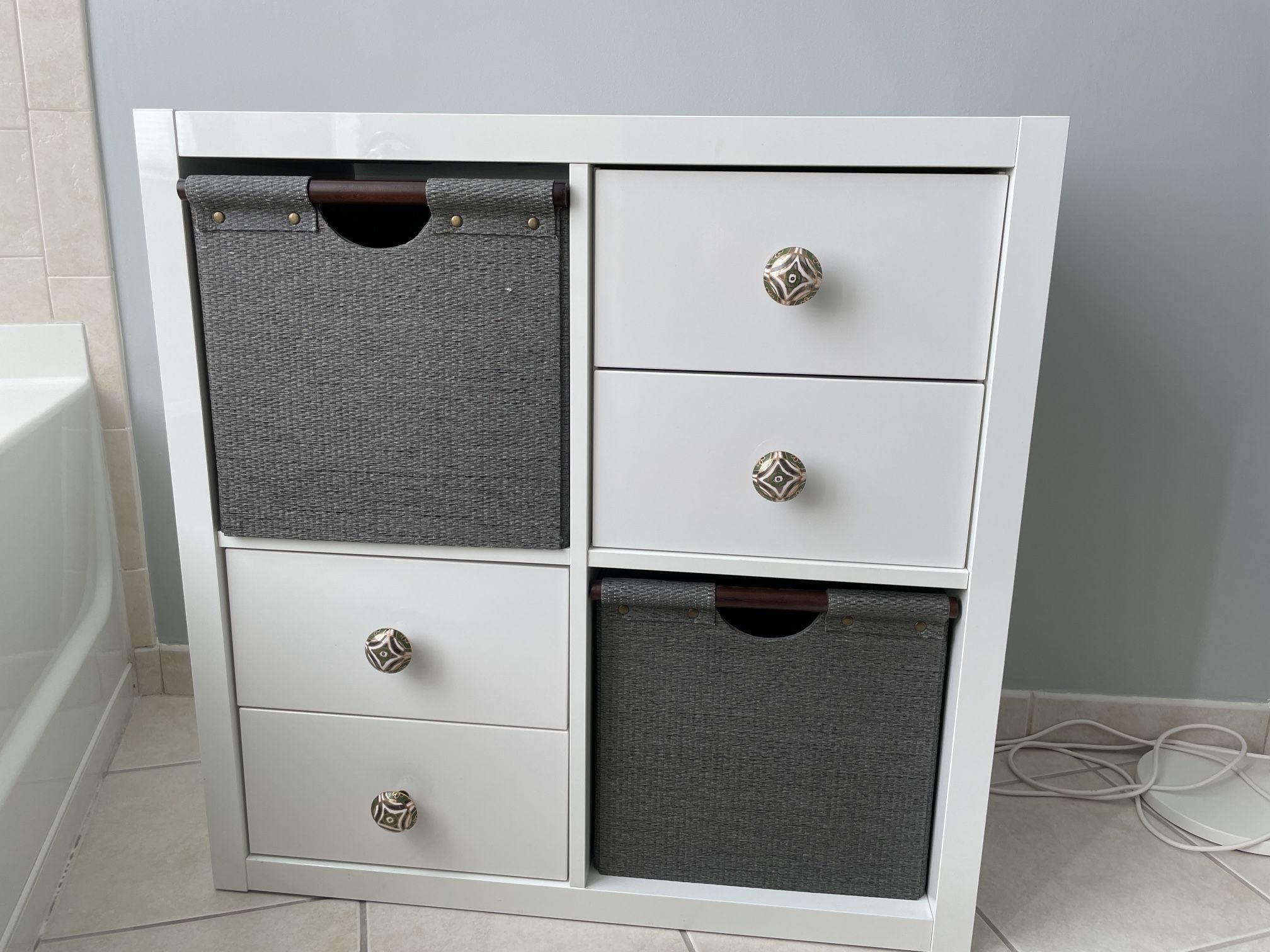 Ikea Kallax with 4 drawers